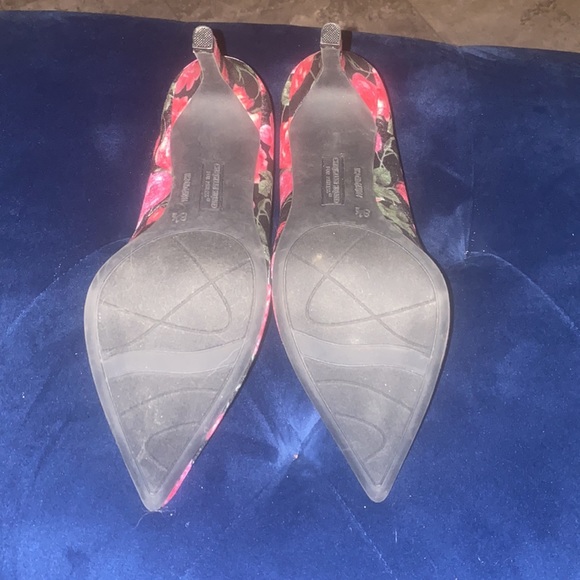 Christian Siriano Runway Pink Roses Heels New - Picture 4 of 4